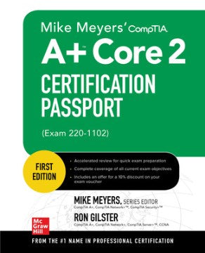 Mike Meyers  CompTIA A+ Core 2 Certification Passport (Exam 220-1102) on Sale