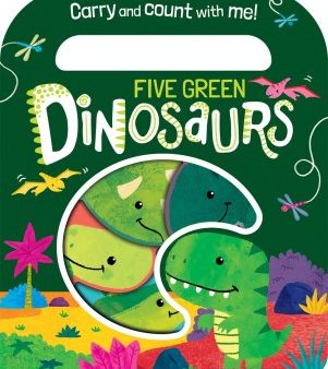 Five Green Dinosaurs Hot on Sale